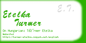 etelka turmer business card